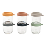 Beaba Glass Portion Jars 6 Pack - 250ml