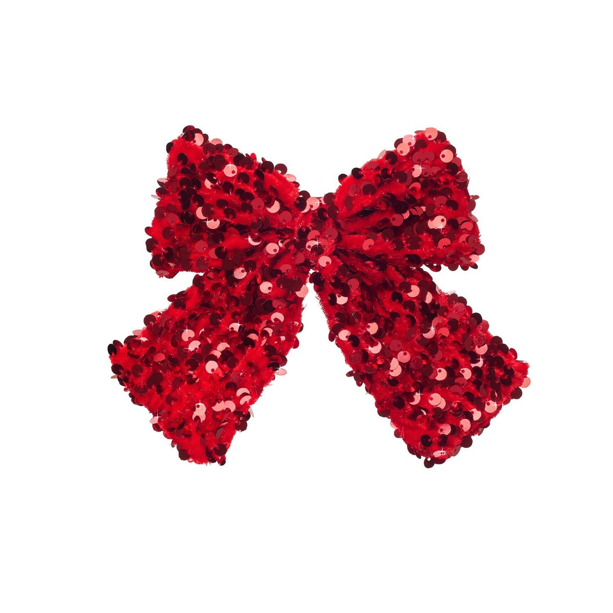 Bedazzle Sequin Bow Clip