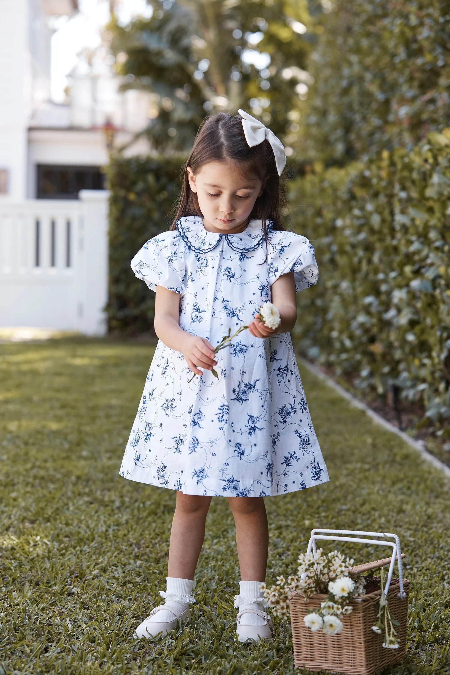 Little Puff Sleeve Dress - Little Harry Hampton