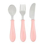 Beaba Stainless Steel Training Cutlery 3 Piece Set 