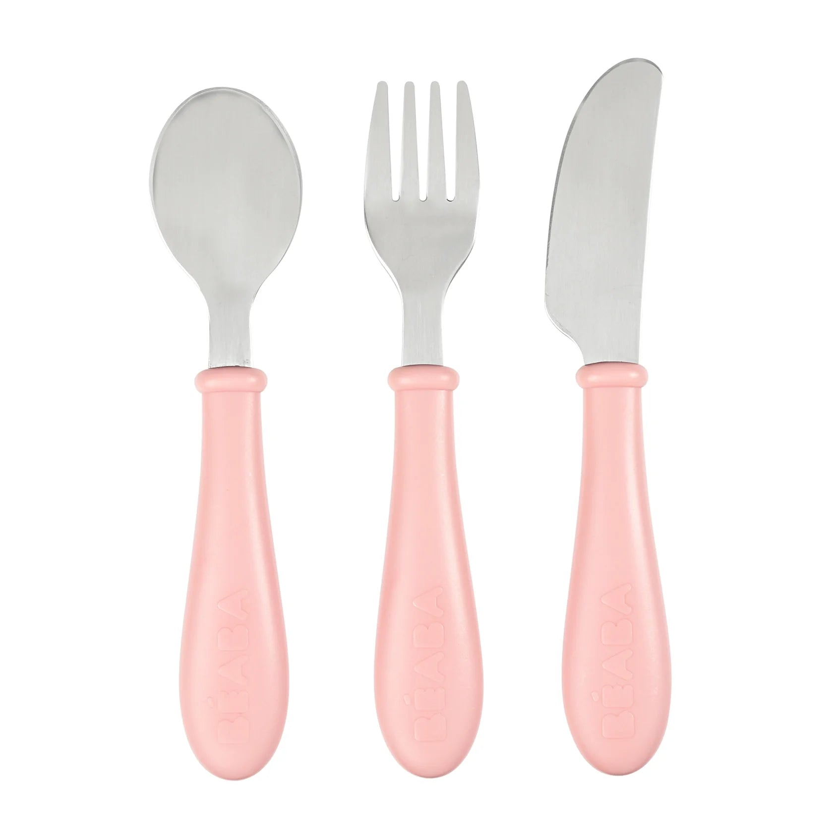 Beaba Stainless Steel Training Cutlery 3 Piece Set 