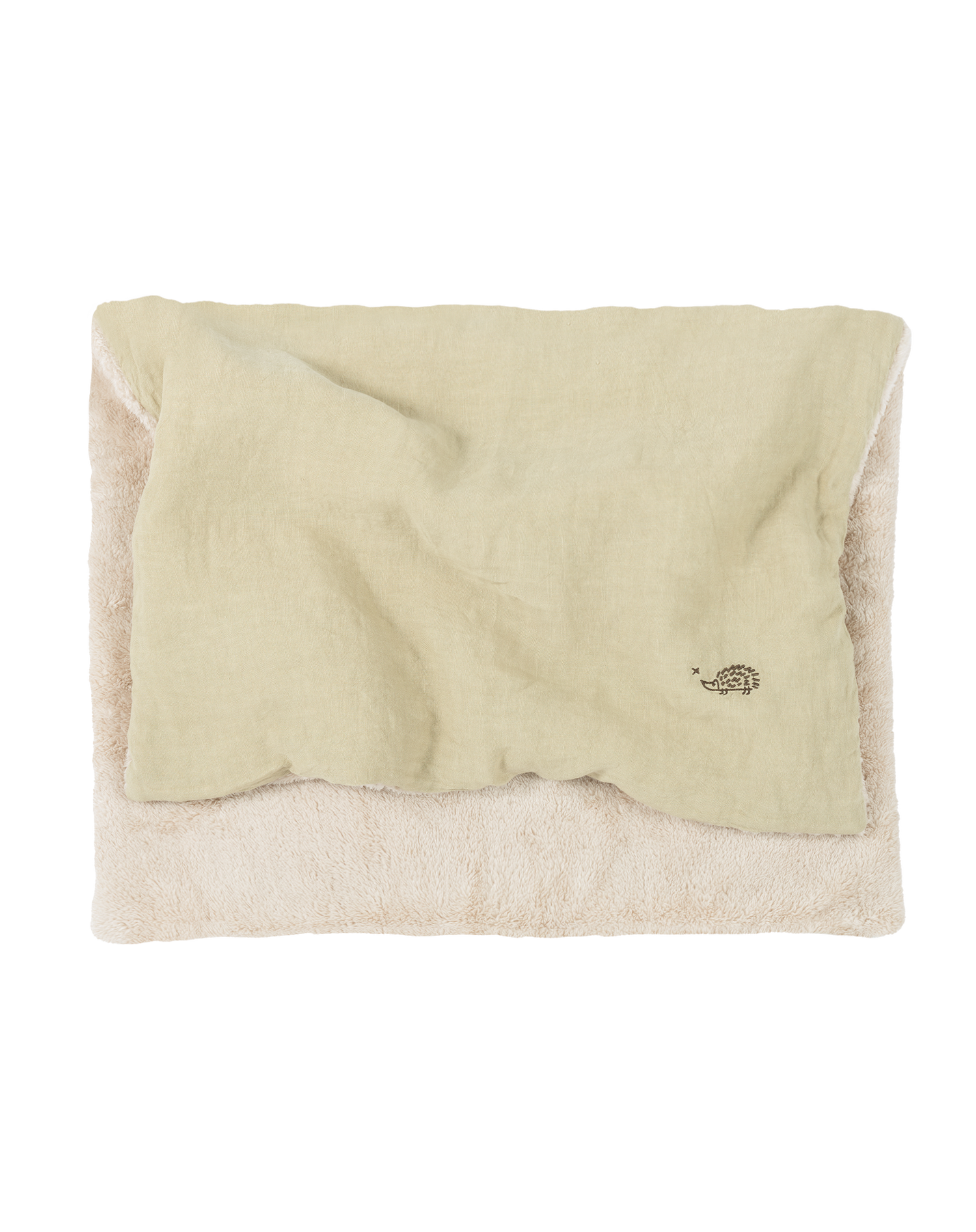 Winter Blanket in French Linen - Green Tea