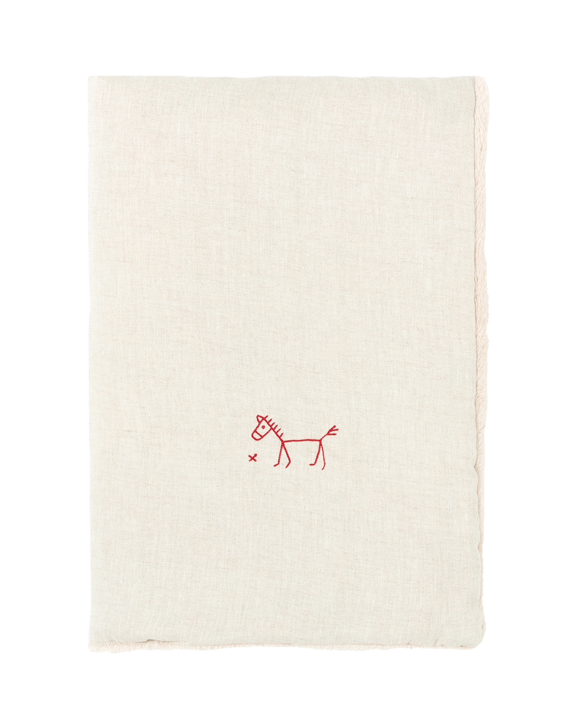 Winter Blanket in French Linen - Beige