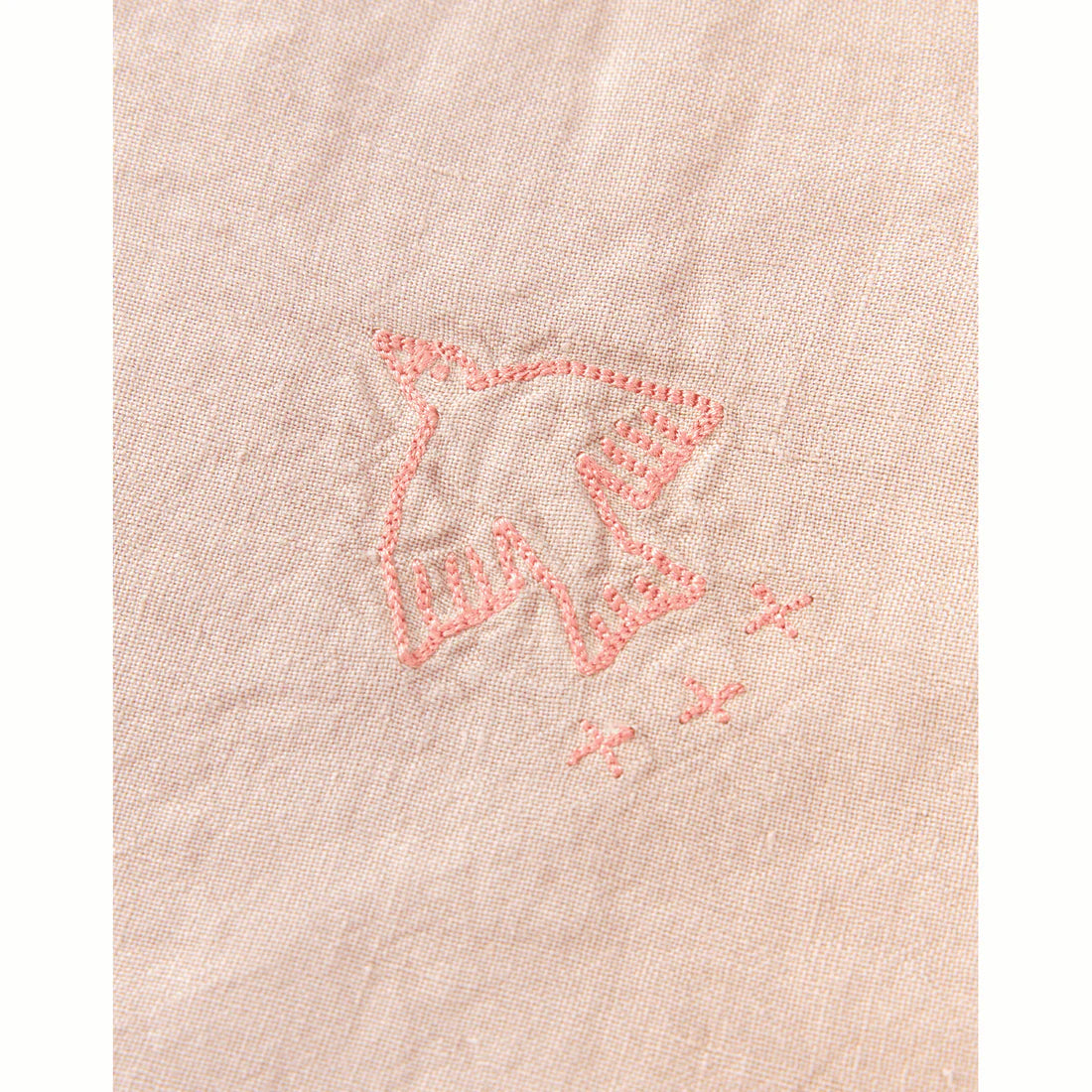 Winter Blanket in French Linen - Mauve Pink