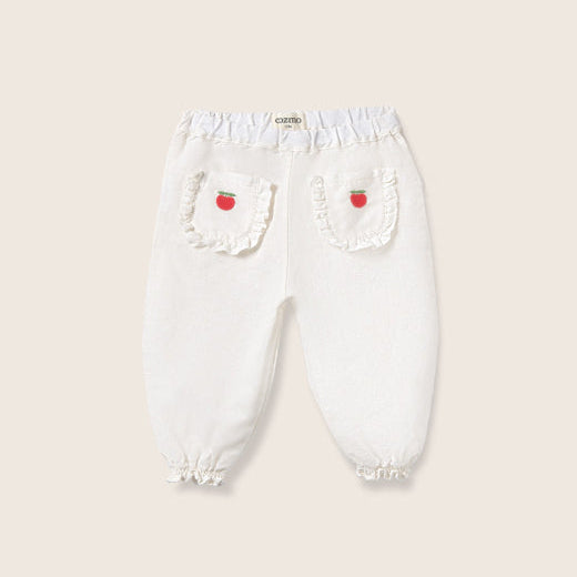 Cami Ruffle Pants - Ivory