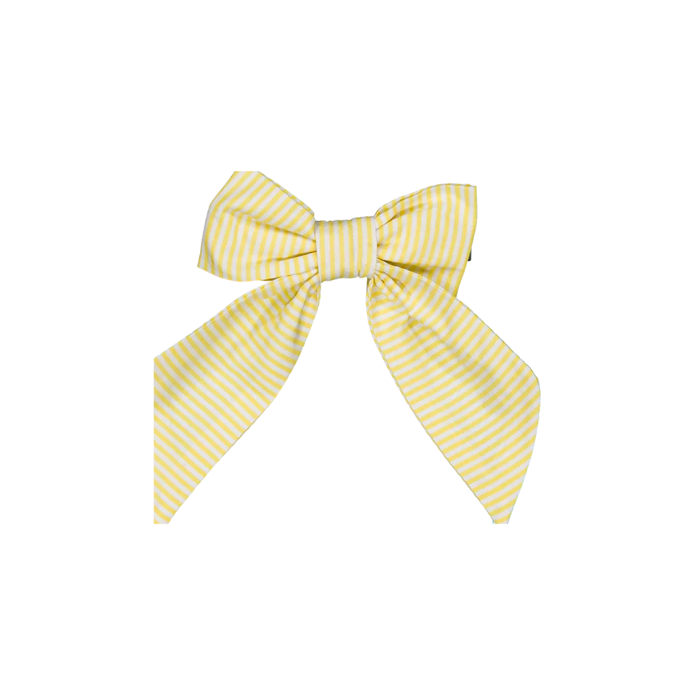 Carlotta Bow Clip - Jaun Stripes