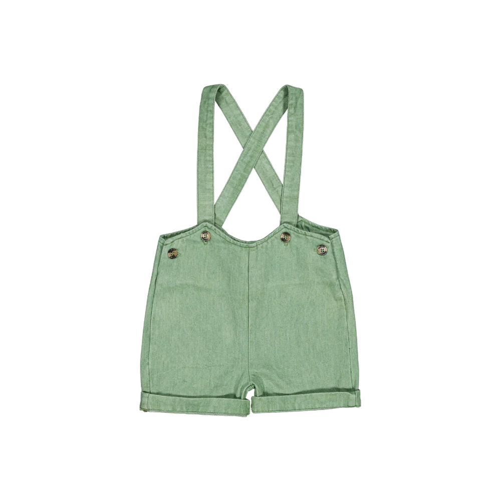 Octave Denim Overalls - Green