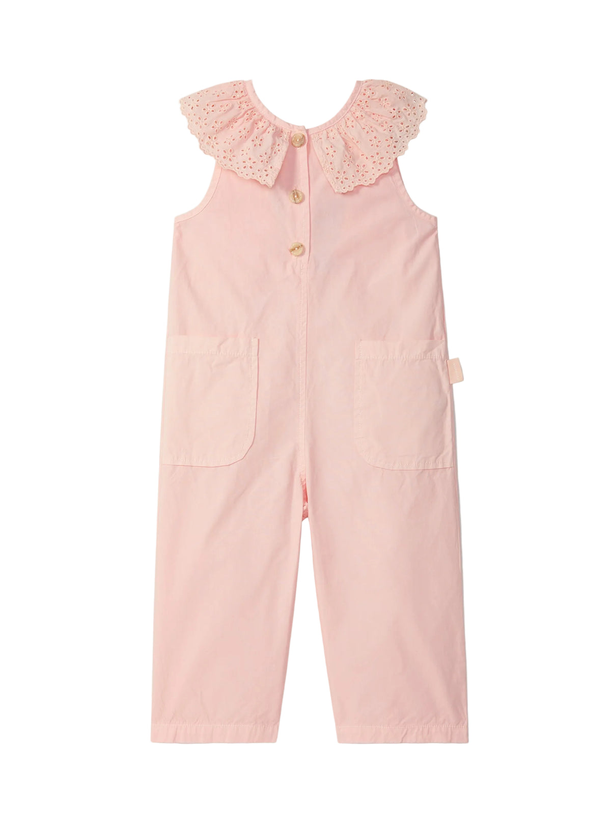 Girls Overalls - Pink